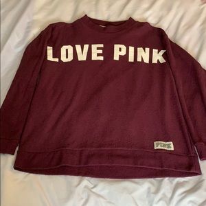 Comfy Maroon Victoria’s Secret Pullover